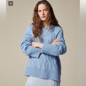 J. Crew Collection Oversized Cable Knit Sweater. NWT. Size S.